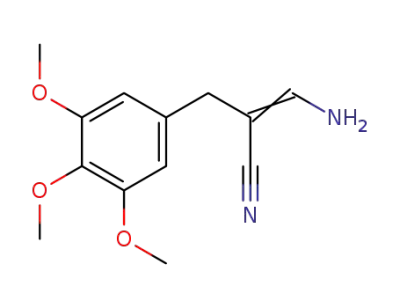 3-amino-2-(3,4,5-trimethoxybenzyl)acrylonitrile