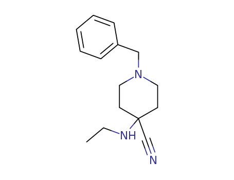 1-benzyl-4-(ethylamino)piperidine-4-carbonitrile
