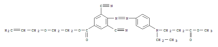 2-(allyloxy)ethyl 3,5-dicyano-4-[[4-[ethyl(3-methoxy-3-oxopropyl)amino]phenyl]azo]benzoate